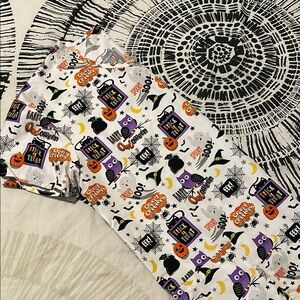 Halloween Themed Graphic Scrub Top